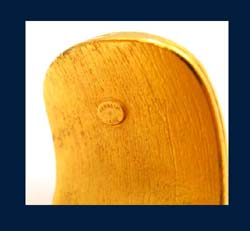 Kenneth J Lane Golden Cuff Bracelet Signature