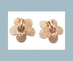 Mint Green Enamel Earrings Bacl\k