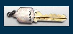 Early Napier Sterling Key Back