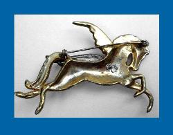 Pegasus Winged with Rhinestones Back