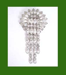 Rhinestone Dangle Pin