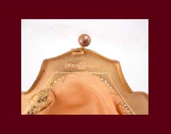 Whiting & Davis Gold Mesh Purse Signature